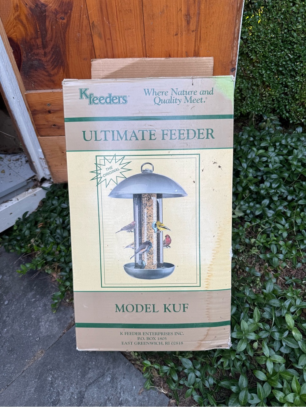 Vintage K-Feeders Ultimate Model KUF Wild Bird Feeder With Squirrel Guard